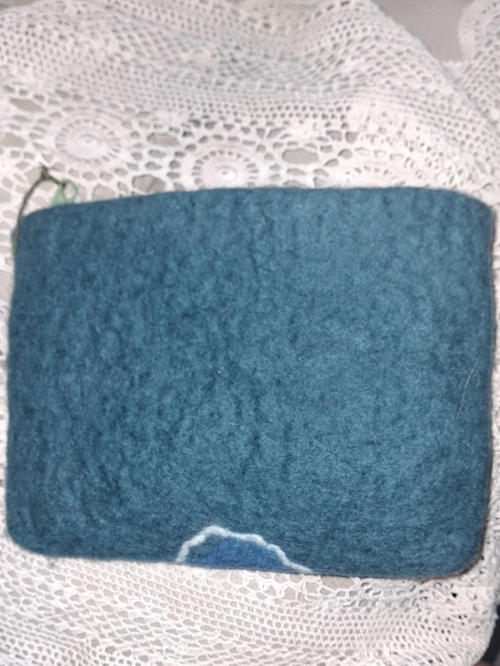 Handmade In Napel Blue Floral Bag